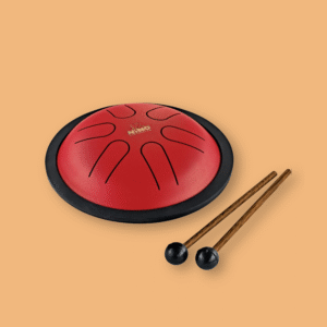 Nino Mini Steel Tongue Drum (rood)